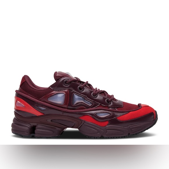 Adidas Raf Simons X Ozweego 3 Burgundy Sz 8.5 Men’s - Picture 1 of 5